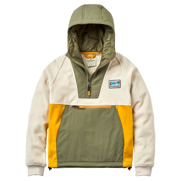 Passenger - Women's Bryni Recycled Hooded Polar Fleece - Fleecepullover Gr XL oliv von Passenger