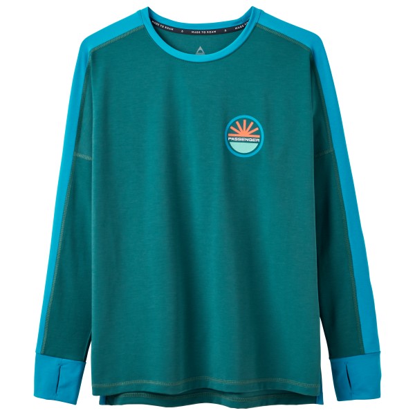 Passenger - Women's Chase The Light Active L/S T-Shirt - Longsleeve Gr XL türkis von Passenger