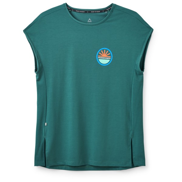 Passenger - Women's Chase The Light Active T-Shirt - T-Shirt Gr XXL türkis von Passenger