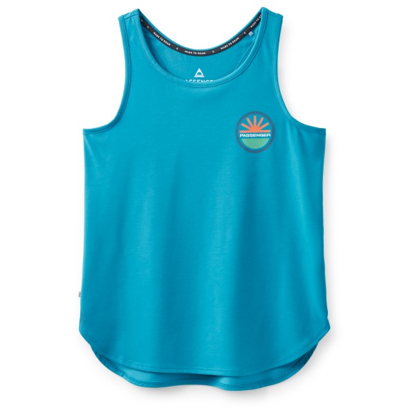 Passenger - Women's Chase The Light Active Vest - Top Gr L blau von Passenger