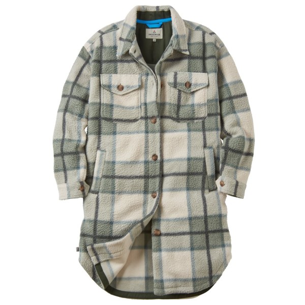 Passenger - Women's Cloudy Recycled Sherpa Fleece Shirt - Fleecejacke Gr XL grau von Passenger