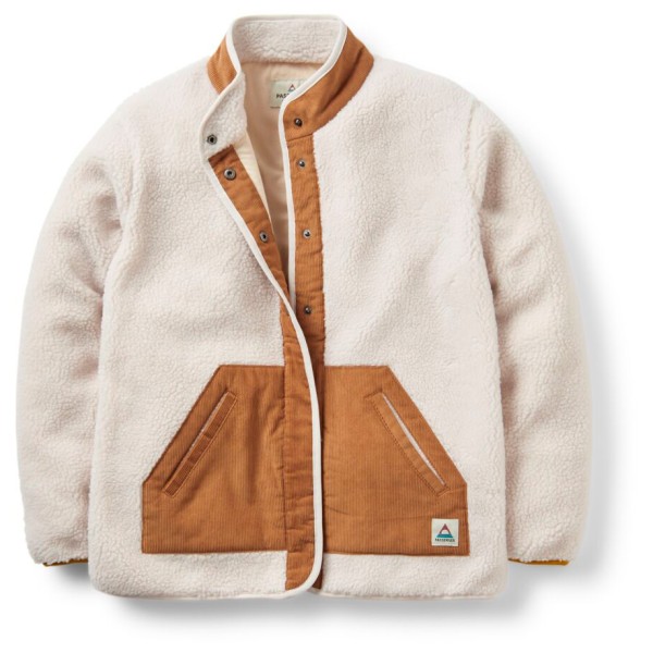 Passenger - Women's Clover Recycled Cotton-Lined Sherpa Fleece - Fleecejacke Gr S beige von Passenger