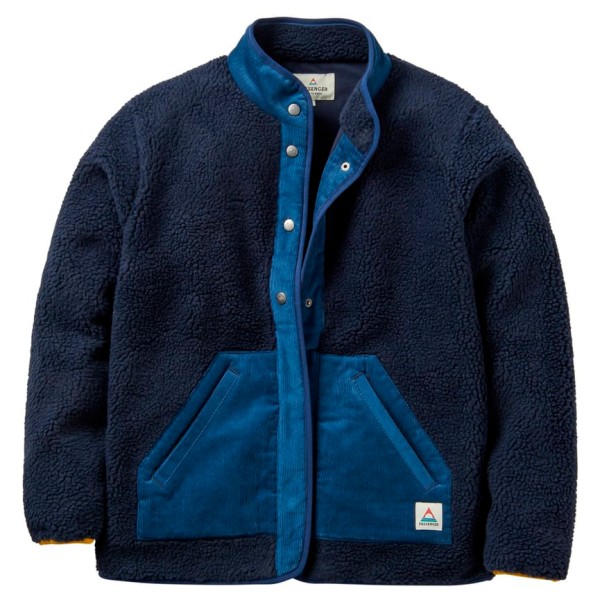 Passenger - Women's Clover Recycled Cotton-Lined Sherpa Fleece - Fleecejacke Gr XXL blau von Passenger