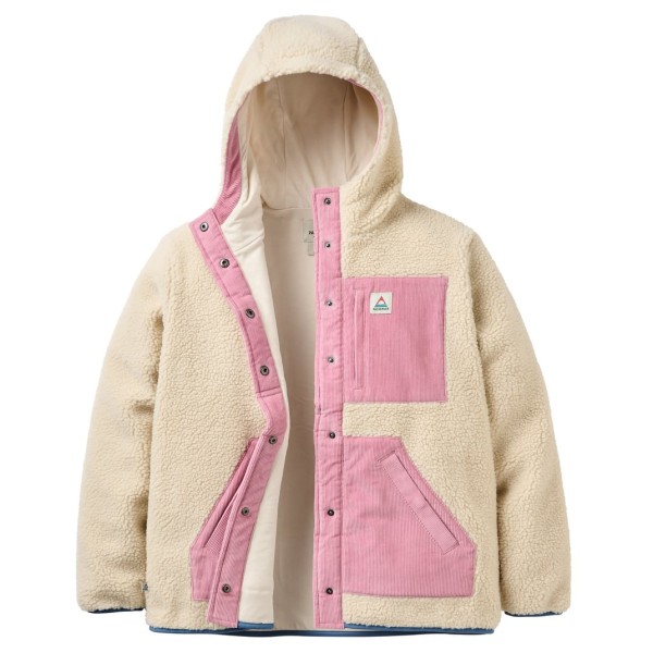 Passenger - Women's Clover Recycled Sherpa Hooded Fleece - Fleecejacke Gr XXL beige von Passenger