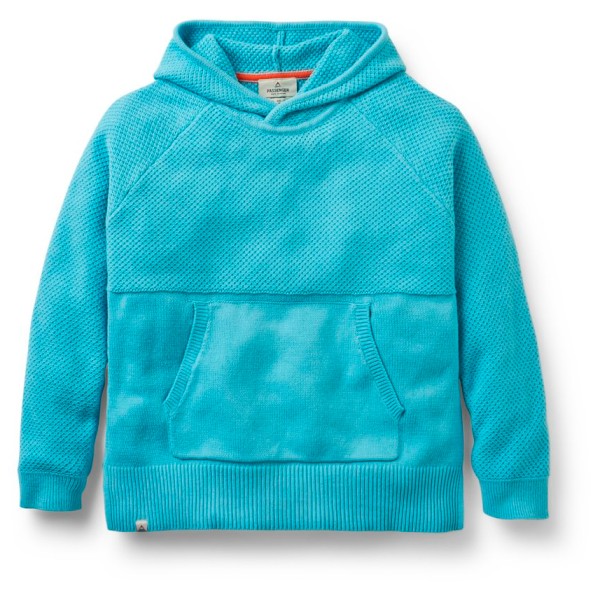 Passenger - Women's Cove 2.0 Organic Cotton Knitted Hoodie - Hoodie Gr XL türkis von Passenger