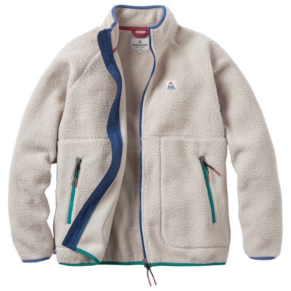 Passenger - Women's Fairbanks Full Zip Recycled Sherpa Fleece - Fleecejacke Gr XS grau von Passenger