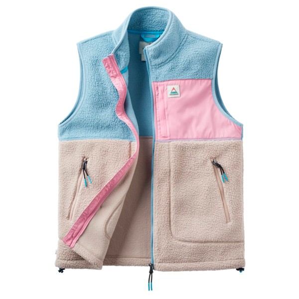 Passenger - Women's Fairbanks Recycled Sherpa Gilet - Fleeceweste Gr L bunt von Passenger