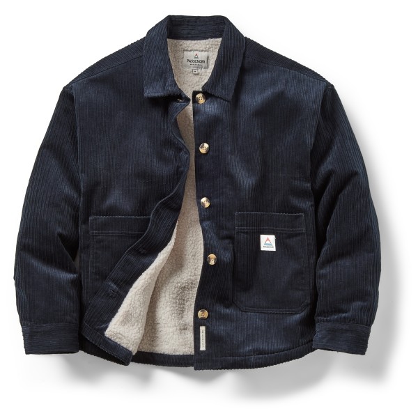 Passenger - Women's Flint Corduroy Overshirt - Freizeitjacke Gr XS schwarz von Passenger