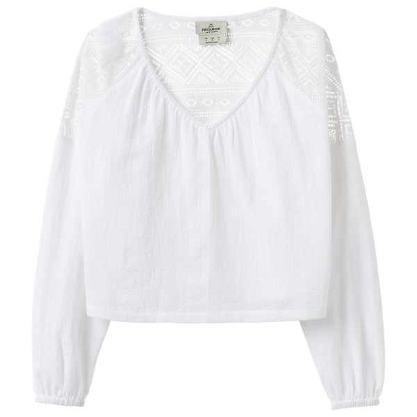 Passenger - Women's Flurry L/S Woven - T-Shirt Gr S weiß von Passenger