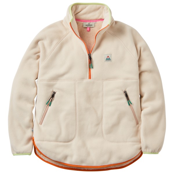 Passenger - Women's Folksy Recycled Sherpa Fleece - Fleecepullover Gr M beige von Passenger