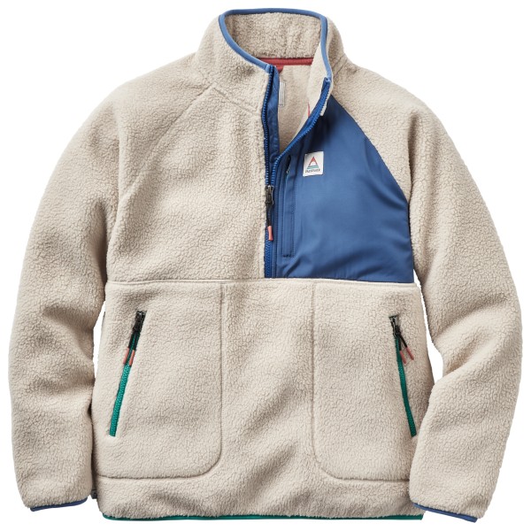 Passenger - Women's Home 2.0 1/2 Zip Recycled Sherpa Fleece - Fleecejacke Gr XXL beige von Passenger