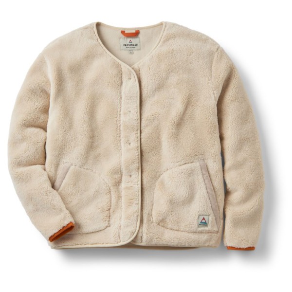 Passenger - Women's Iris Collarless Recycled Fleece Jacket - Fleecejacke Gr XL beige von Passenger