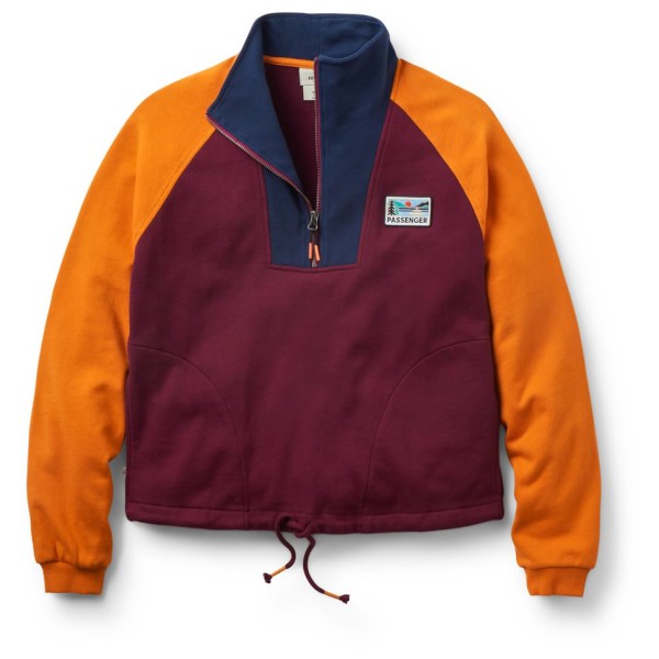 Passenger - Women's Jazz Smock Sweatshirt - Longsleeve Gr M rot von Passenger