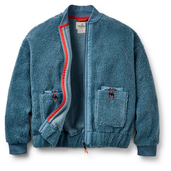 Passenger - Women's Lucia Recycled Sherpa Fleece - Fleecejacke Gr XS blau von Passenger