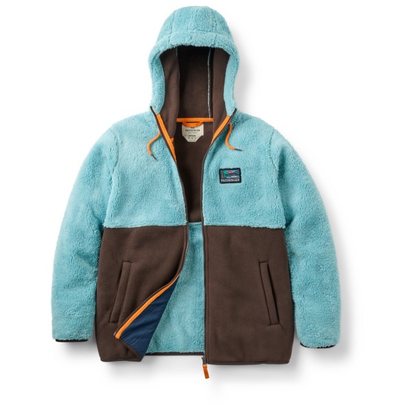 Passenger - Women's Nestling Sherpa Hooded Fleece - Winterjacke Gr S türkis von Passenger