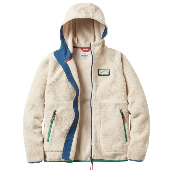 Passenger - Women's North Coast 2.0 FZ Recy. Sherpa Fleece - Fleecejacke Gr M beige von Passenger