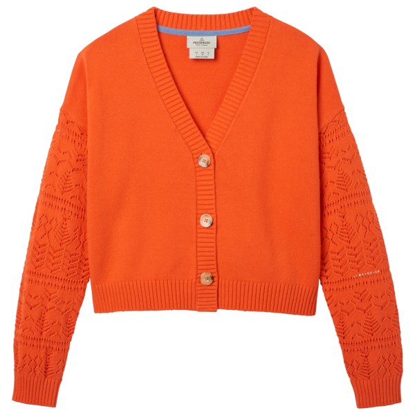 Passenger - Women's Reflection Open Knit Cardigan - Merinoweste Gr XXL rot von Passenger