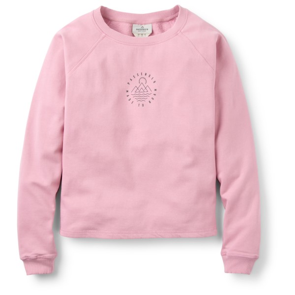 Passenger - Women's Remote Recycled Cotton Sweatshirt - Longsleeve Gr S rosa von Passenger