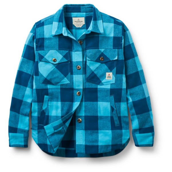 Passenger - Women's Stella Organic Cotton L/S Shirt - Bluse Gr L blau von Passenger