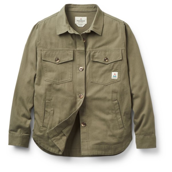 Passenger - Women's Stella Organic Cotton L/S Shirt - Bluse Gr XL oliv von Passenger