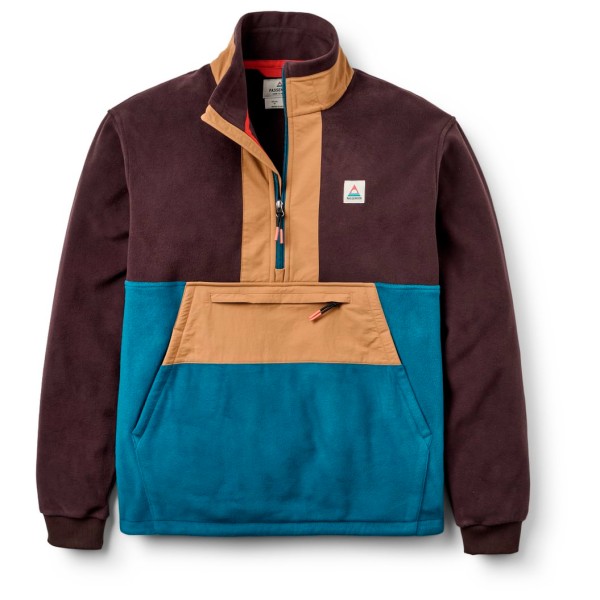 Passenger - Woodland Hoodless 2.0 1/2 Zip Recycl. Polar Fleece - Fleecejacke Gr XXL bunt von Passenger
