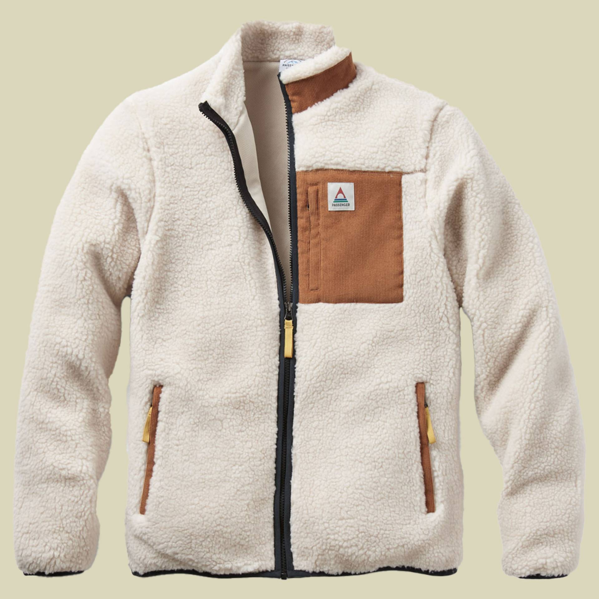 Trekker Recycled Deep-Pile Sherpa Fleece Men XL weiß - warm ivory von Passenger