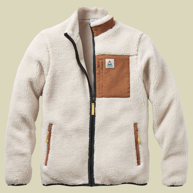 Trekker Recycled Deep-Pile Sherpa Fleece Men XL weiß - warm ivory von Passenger