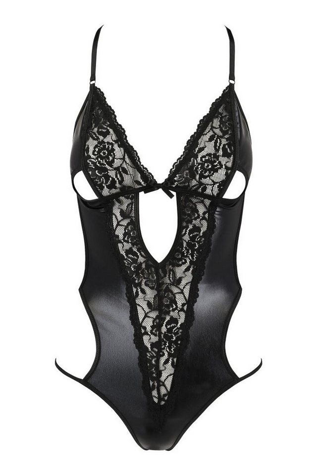 Passion Dessous Stringbody Schwarzer wetlook Frauen Dessous Body mit Spitze Blumenmuster Reizwäsc Passion Dessous Stringbody Schwarzer wetlook Frauen Dessous Body mit Spitze Blumenmuster Reizwäsc von Passion Dessous