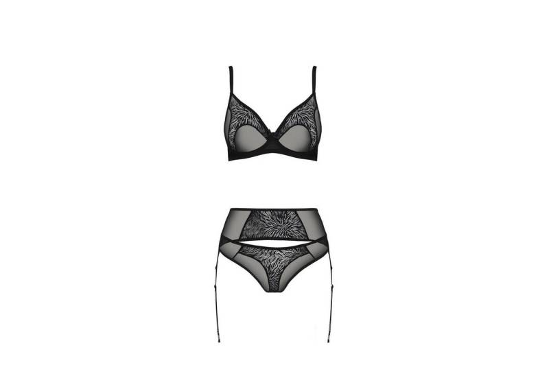 Passion Eco Collection Set: Schalen-BH PE ECO Selaginella 3pcs set black - (L/XL,S/M,XXL) von Passion Eco Collection
