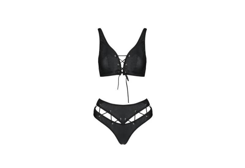 Passion-Exklusiv Set: Fullcup-BH PE Francesca 2pcs set black - (L/XL,S/M,XXL) von Passion-Exklusiv