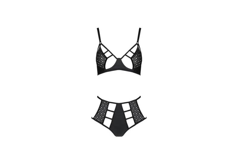 Passion-Exklusiv Set: Fullcup-BH PE Tasmina 2pcs set black - (L/XL,S/M,XXL) von Passion-Exklusiv