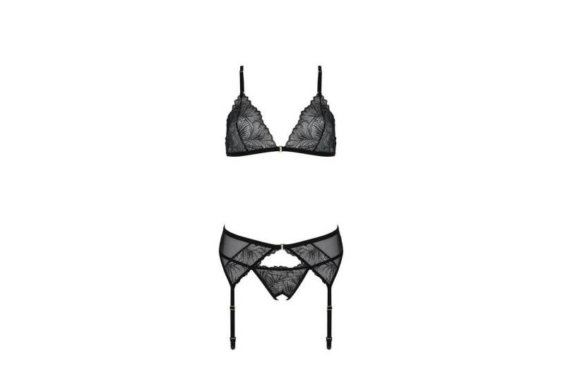 Passion-Exklusiv Set: Ouvert-BH PE Deliena 2pcs set black - (L/XL,S/M) von Passion-Exklusiv