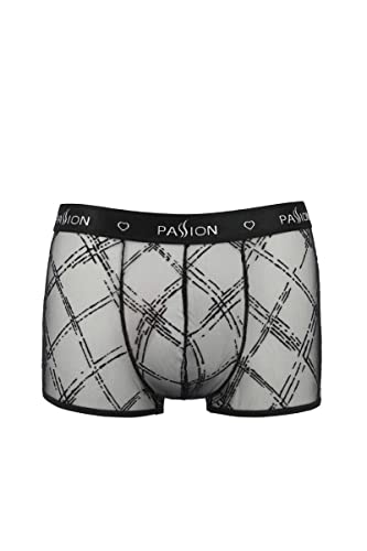 Passion Menswear Schwarzer transparenter Männer Shorts aus feinem Netzmaterial und breitem Gummibund Herren Boxershort 2XL/3XL Passion Menswear Schwarzer transparenter Männer Shorts aus feinem Netzmaterial und breitem Gummibund Herren Boxershort 2XL/3XL von Passion Menswear