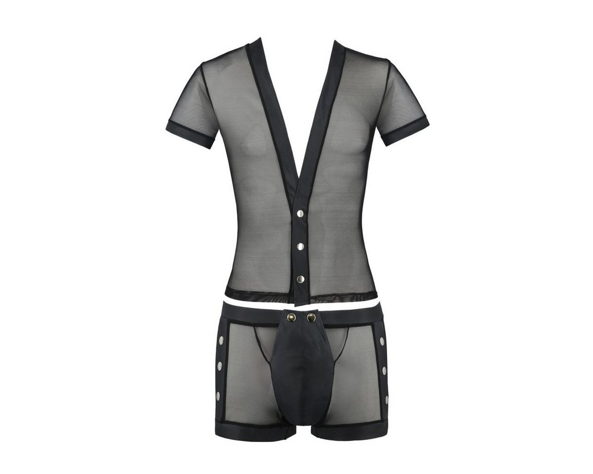 Passion Menswear Shirttop PM 052 MICHAEL Set black - (L/XL,S/M,XXL) von Passion Menswear