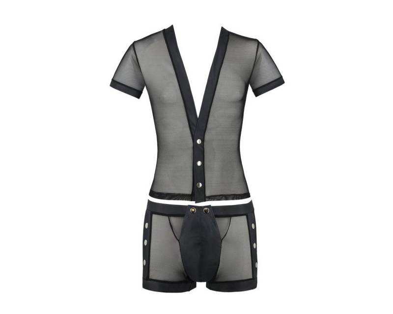 Passion Menswear Shirttop PM 052 MICHAEL Set black - (L/XL,S/M,XXL) von Passion Menswear