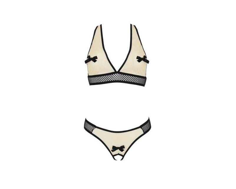 Passion Size Plus Set: Bügelloser BH PS Viena Size Plus 2pcs set beige - (X45L,X67L) von Passion Size Plus