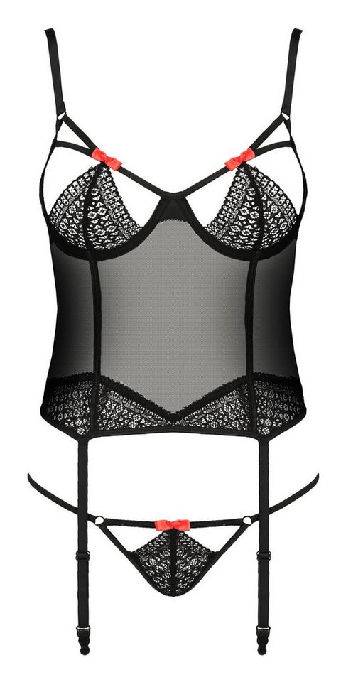 Passion Corsage Strapscorsage mit Schnürung und Bügeln von Passion