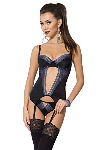Passion Gisele Corset schwarz Korsage (S/M) von Passion