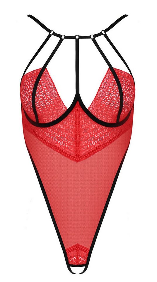 Passion Stringbody ärmelloser Body mit Bügeln von Passion