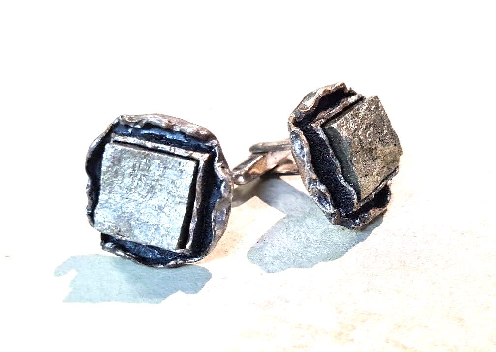 835 Silber Manschettenknöpfe 24G Handgefertigt Vintage Schmuck Hochzeit Accessoires Geschenk von PassionaShop