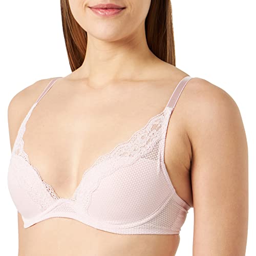 Passionata BROOKLYN, Tief Ausgeschnittener T-Shirt-BH, Damen Unterwäsche, Porcelaine, 65G von Passionata