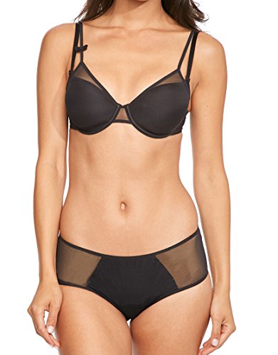 Passionata Damen Schalen BH Miss Joy dekorierter Spacer-BH 4705, Schwarz (Schwarz 11), 75C von Passionata