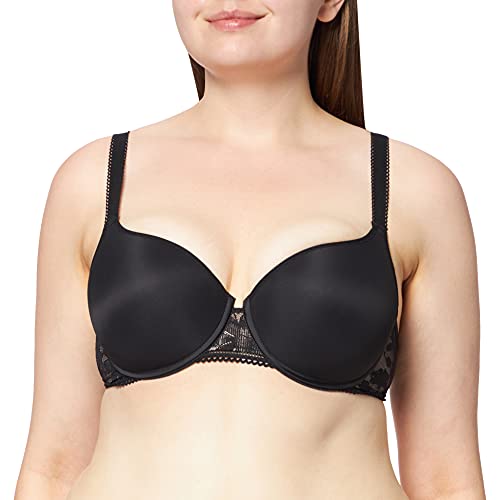 Passionata MARTA, Bedeckender T-Shirt-BH, Damen Unterwäsche, Schwarz, 75C von Passionata