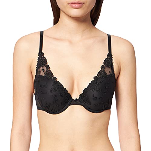 Passionata WHITE NIGHTS, Push-Up-BH, Damen Unterwäsche, Schwarz, 70A von Passionata