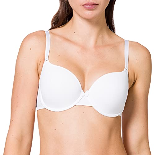 Passionata MISS JOY, Bedeckender T-Shirt-BH, Damen Unterwäsche, Weiß, 70E von Passionata