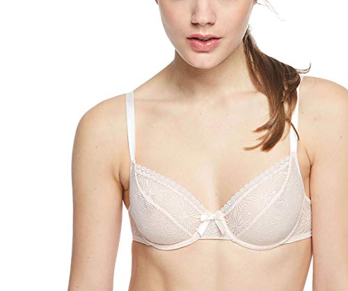 Passionata ENJOY, Sehr Bedeckender Bügel-BH, Damen Unterwäsche, Rose Perle, 80E von Passionata