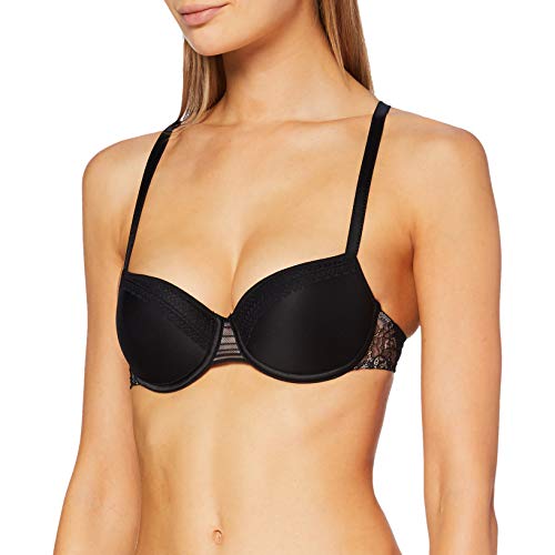 Passionata SUKEBAN, Balconnet Außenträger-BH, Damen Unterwäsche, Schwarz, 70D von Passionata