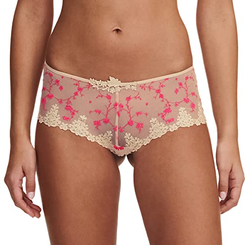 Passionata WHITE NIGHTS, Shorty, Damen Unterwäsche, Dune/Pink Fluo, 46 von Passionata