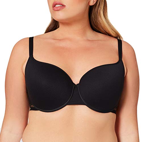 Passionata DREAM TODAY, Bedeckender T-Shirt-BH, Damen Unterwäsche, Schwarz, 70B von Passionata