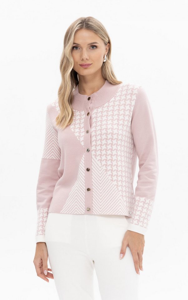 Passioni Cardigan mit abstraktem Muster von Passioni